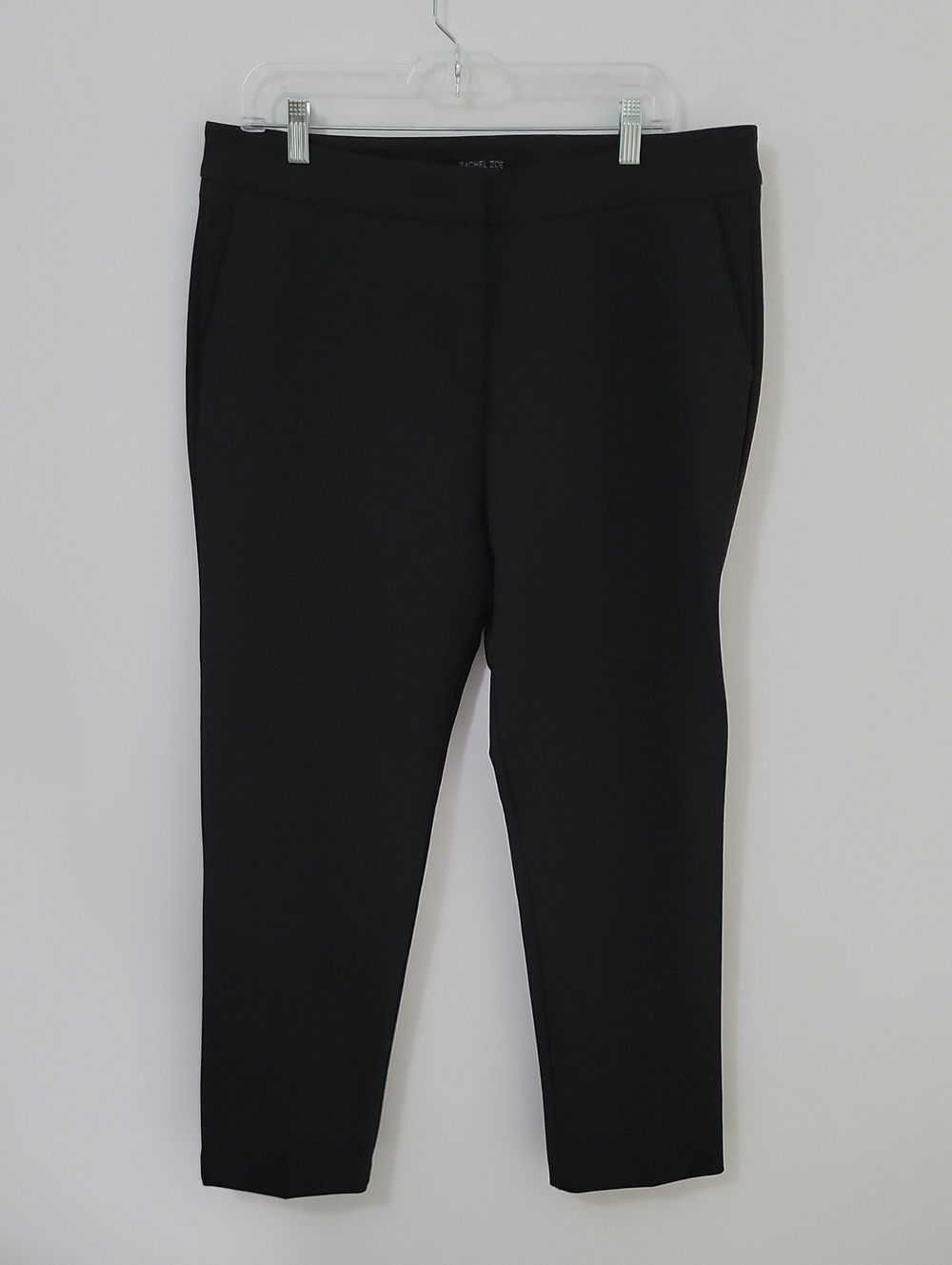 Rachel Zoe Black Straight Leg Ponte Pants